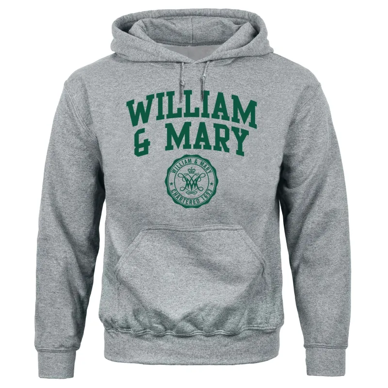 College of William & Mary Heritage Hooded Sweatshirt (Charcoal Grey) sold by Barnesmith