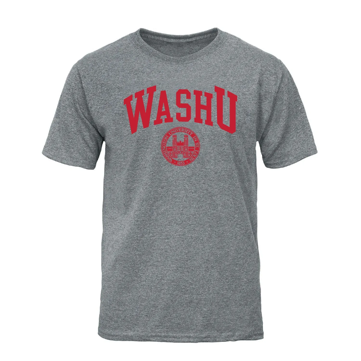 Washington University in St. Louis Heritage T-Shirt (Charcoal Grey) sold by Barnesmith