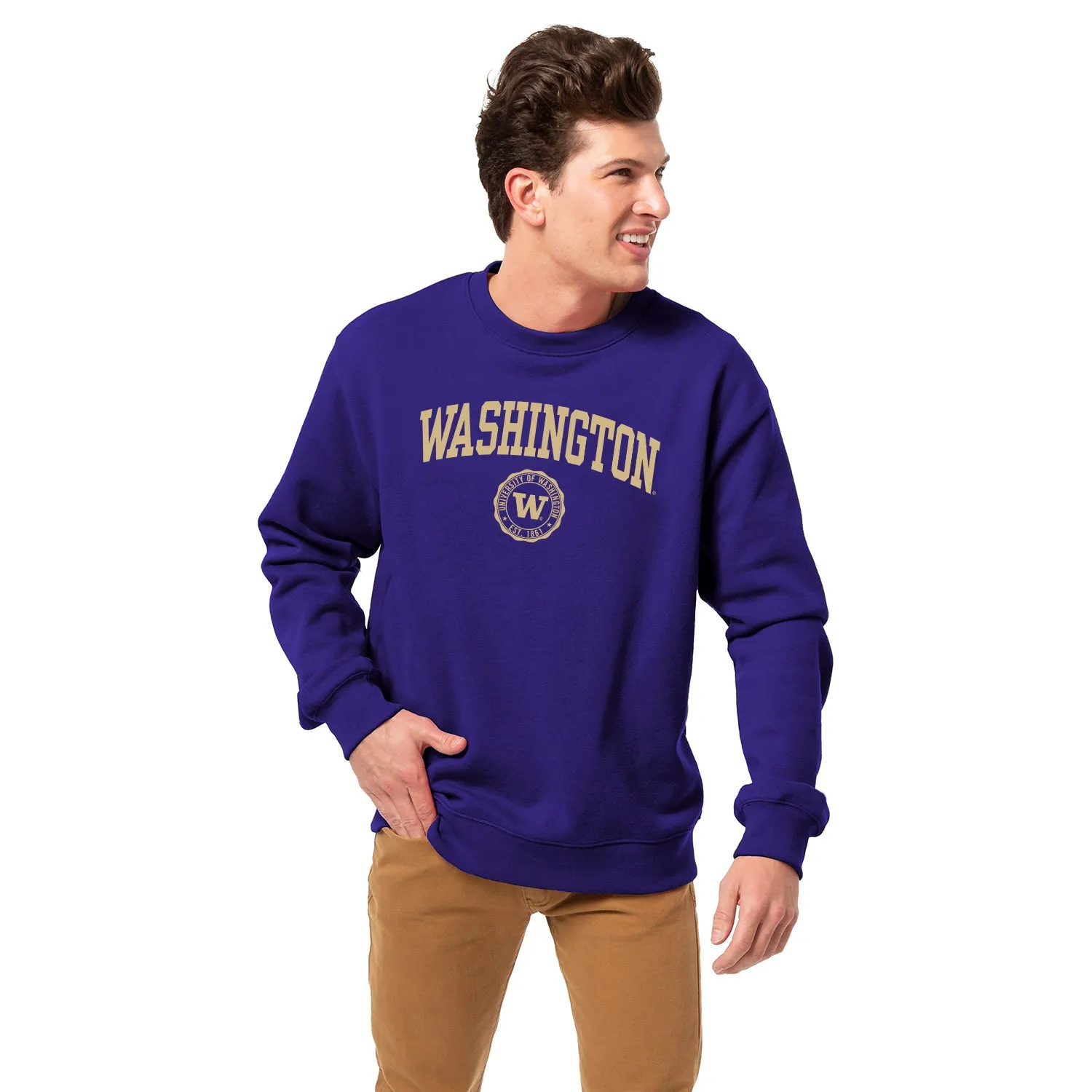 University of Washington Heritage Sweatshirt (Purple) sold by Barnesmith product image thumbnail 2