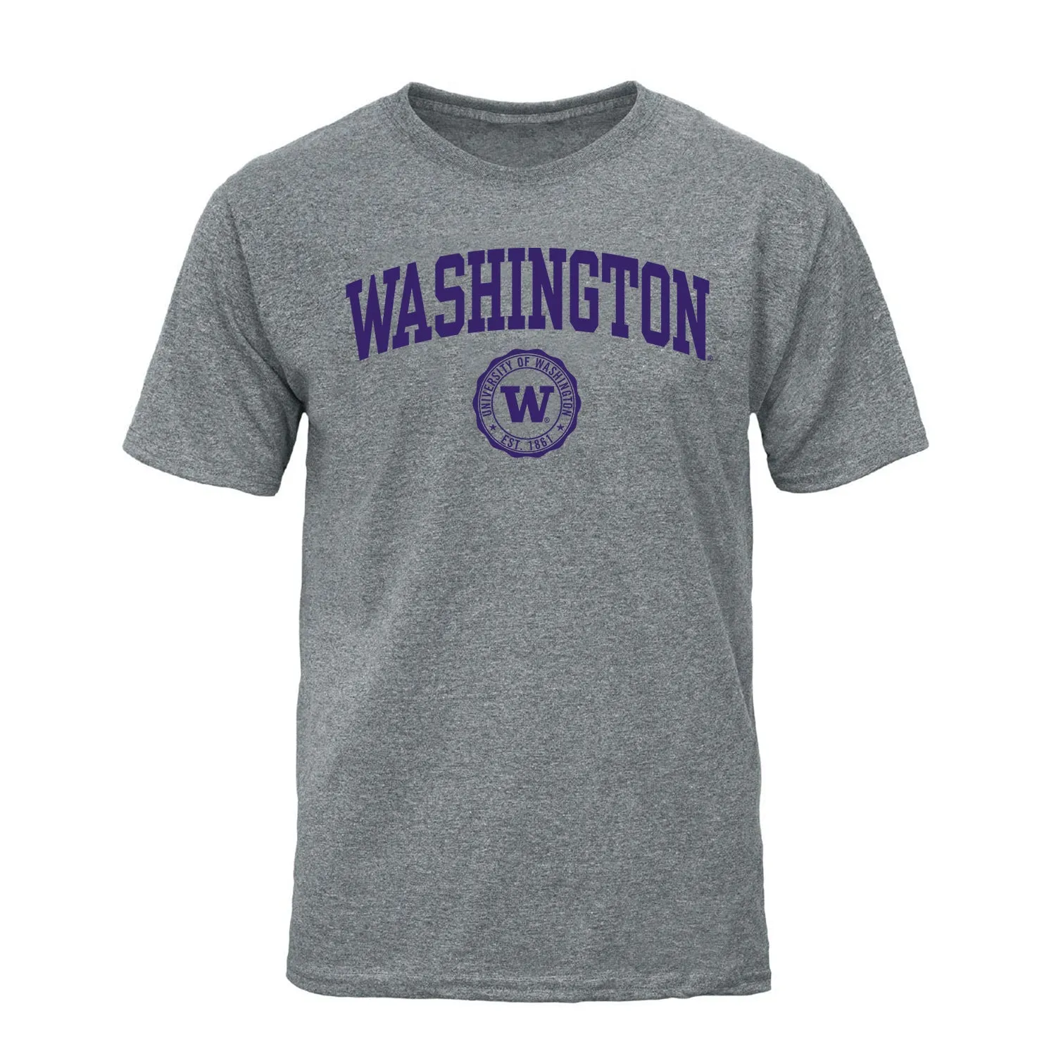 University of Washington Heritage T-Shirt (Charcoal Grey) sold by Barnesmith