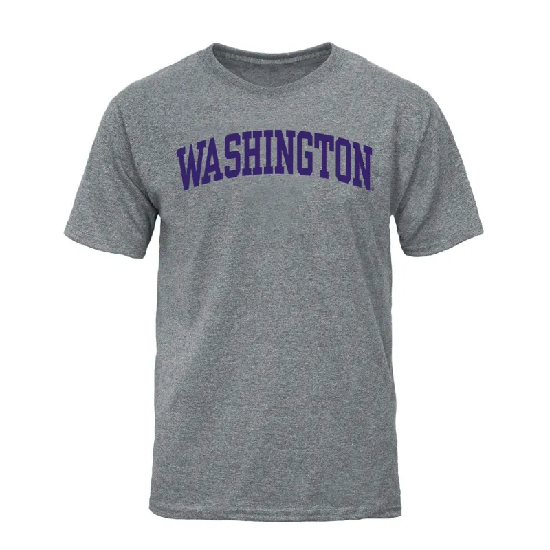 University of Washington Classic T-Shirt (Charcoal Grey) sold by Barnesmith