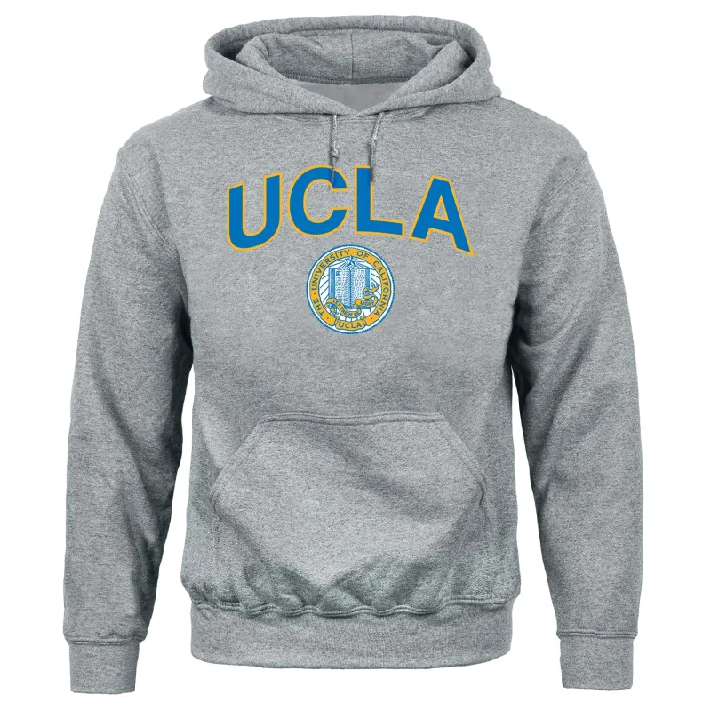 University of California, Los Angeles Heritage Hooded Sweatshirt (Charcoal Grey) sold by Barnesmith