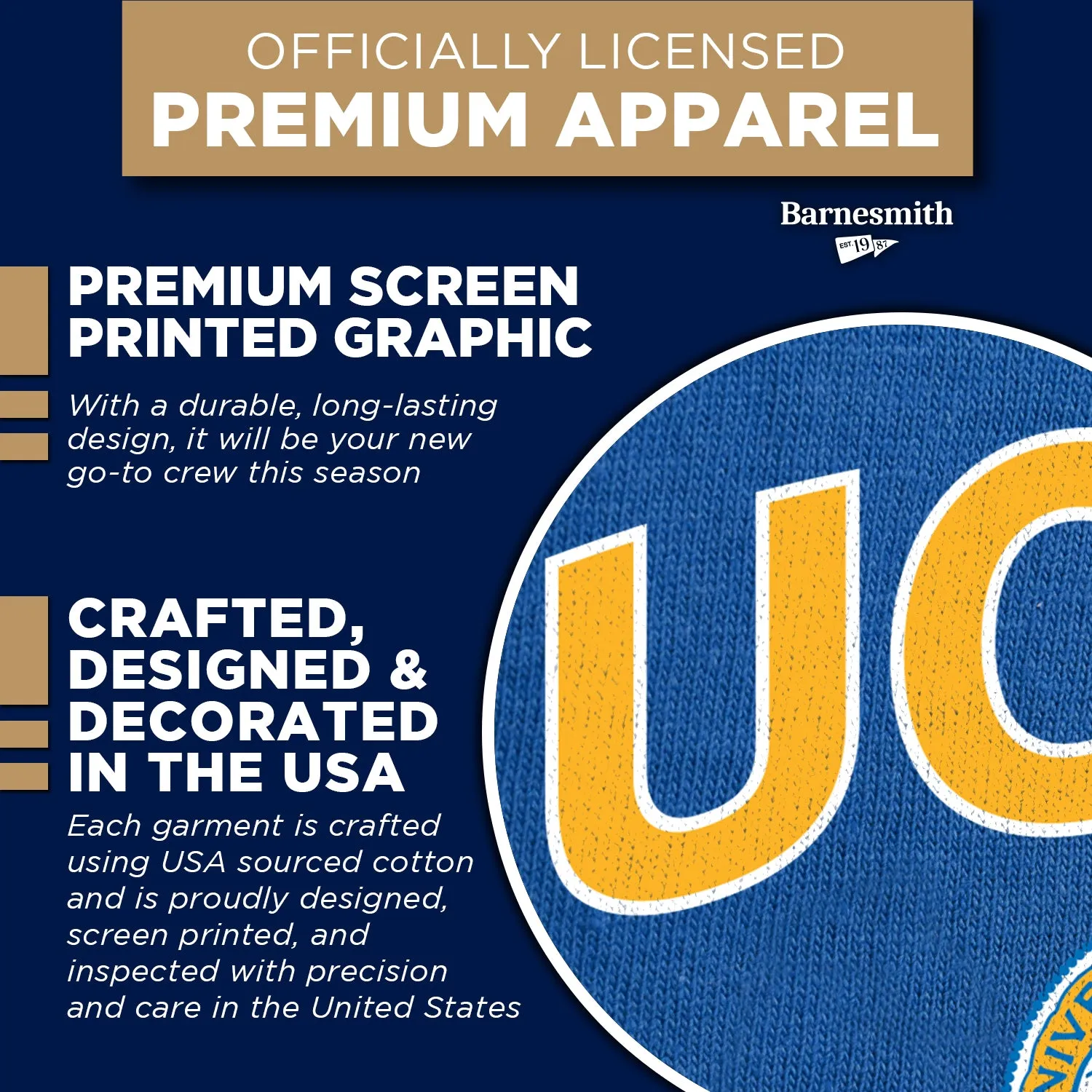 University of California, Los Angeles Heritage Sweatshirt (Royal Blue) sold by Barnesmith product image thumbnail 4