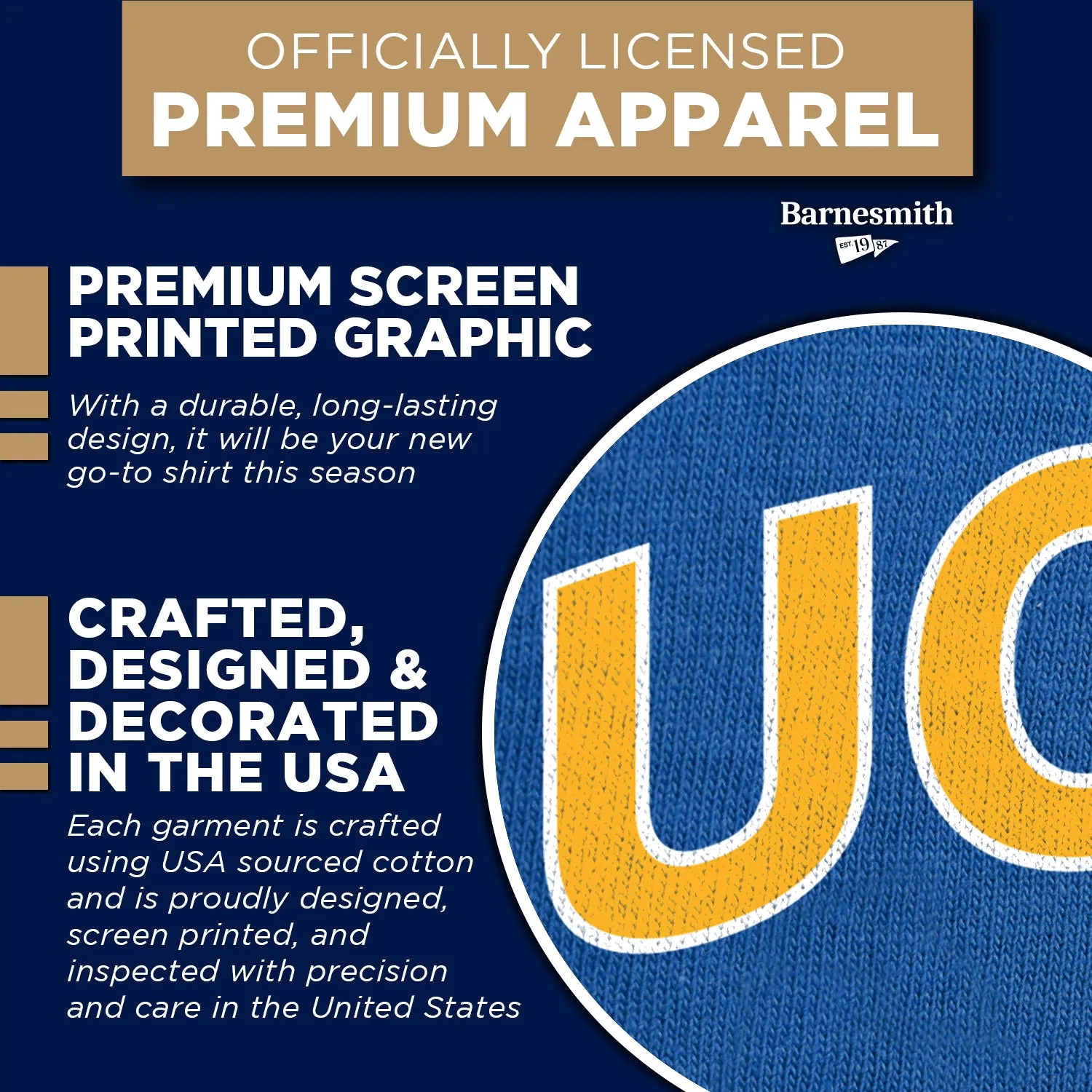 University of California, Los Angeles Classic T-Shirt (Royal Blue) sold by Barnesmith product image thumbnail 4