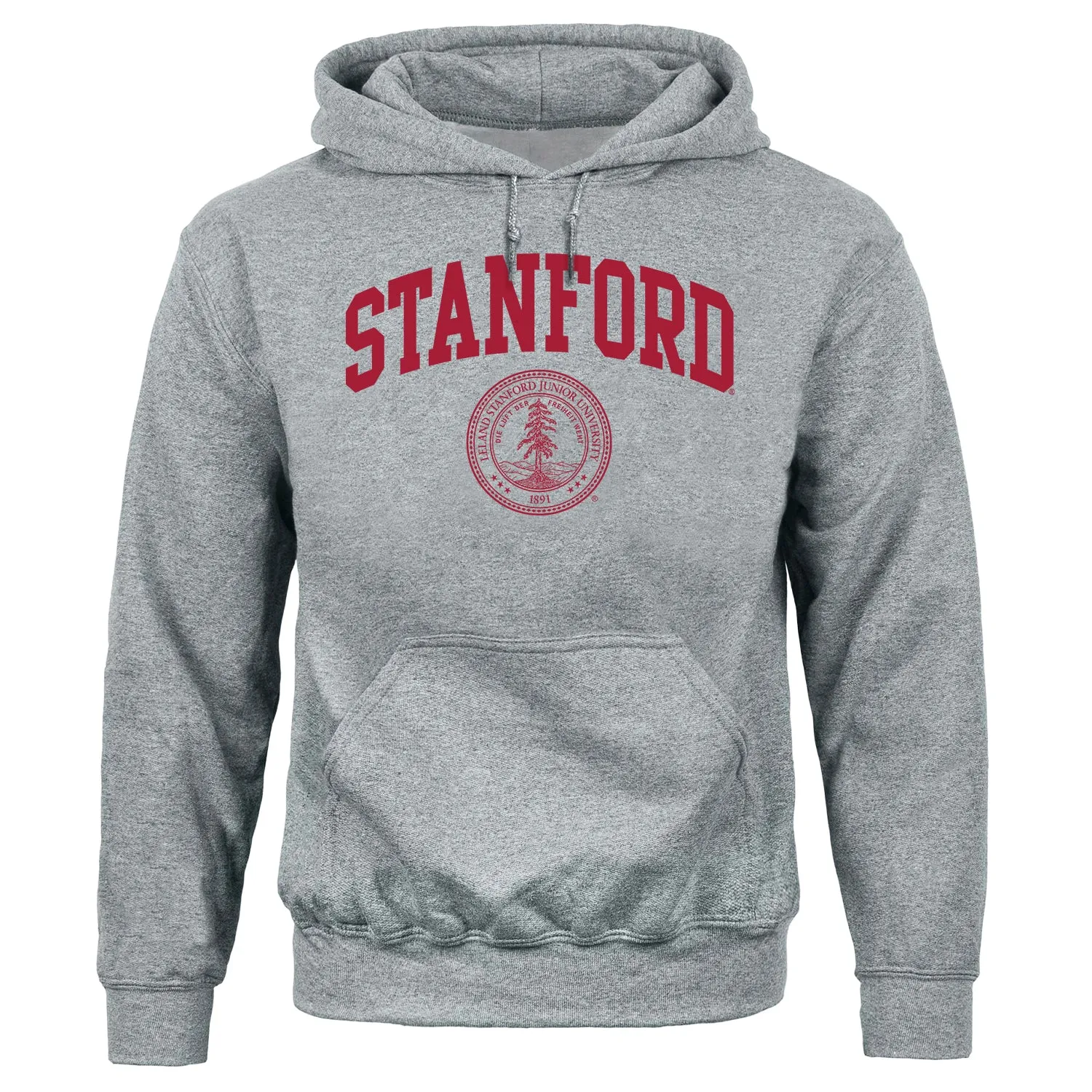 Stanford University Heritage Hooded Sweatshirt (Charcoal Grey) sold by Barnesmith