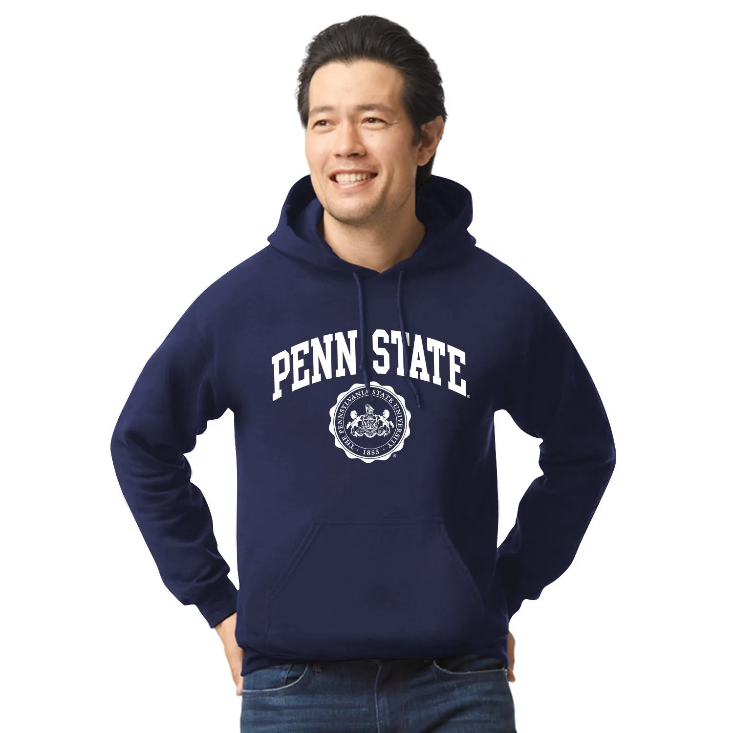 Pennsylvania State University Heritage Hooded Sweatshirt (Navy) sold by Barnesmith product image thumbnail 2