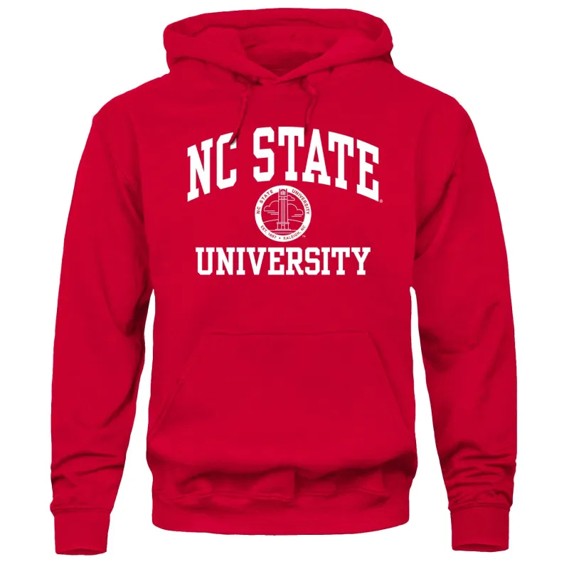 North Carolina State University Hooded Sweatshirt (Red) sold by Barnesmith