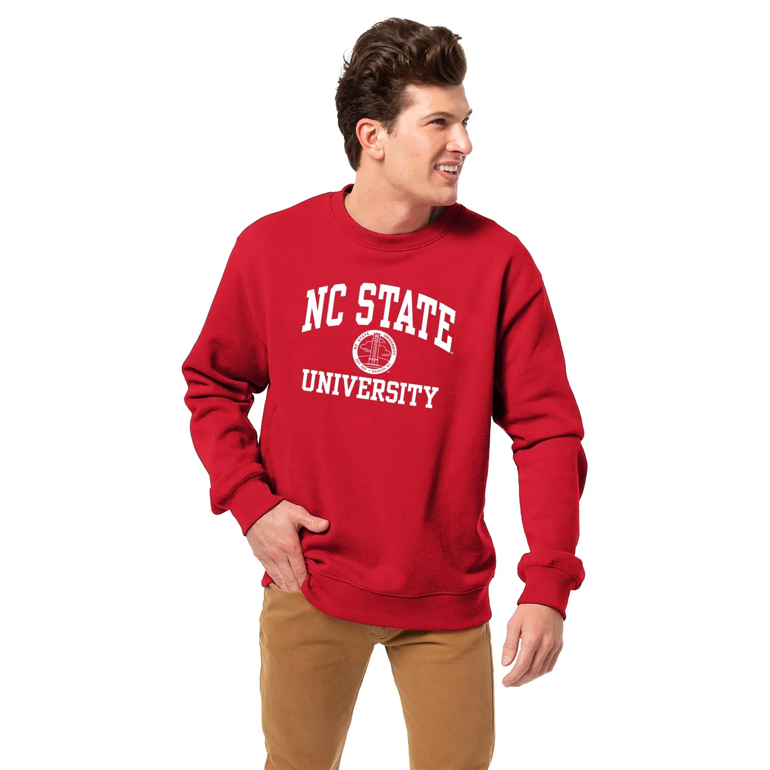North Carolina State University Heritage Sweatshirt (Red) sold by Barnesmith product image thumbnail 2