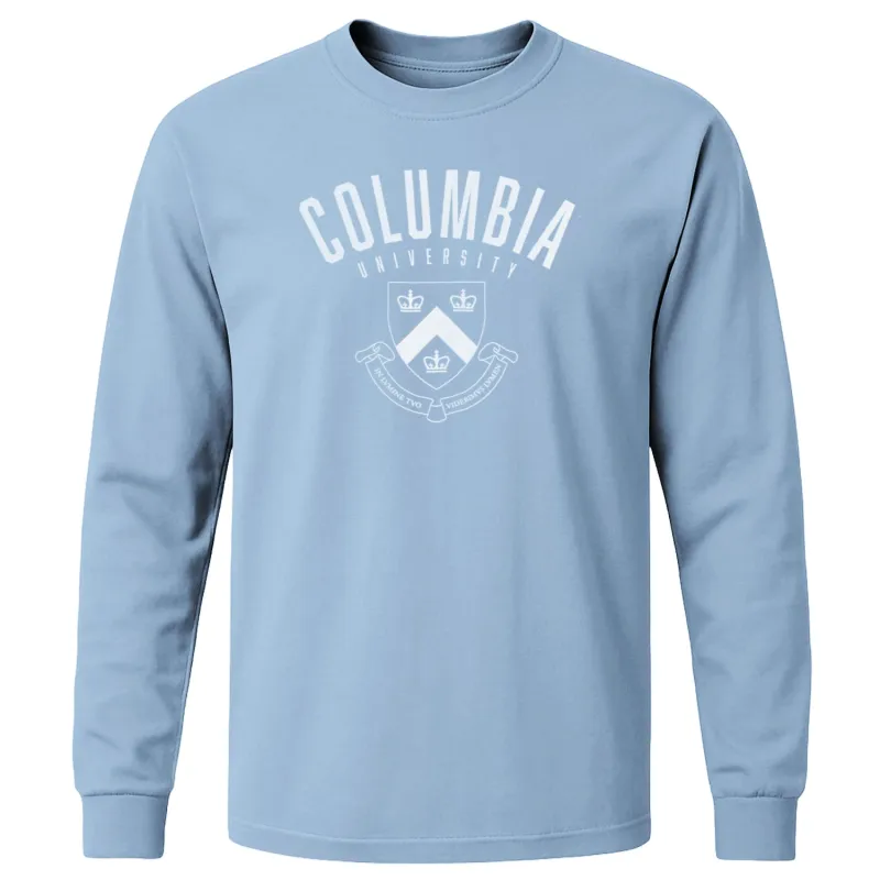 Columbia University Heritage Long Sleeve T-Shirt (Light Blue) sold by Barnesmith