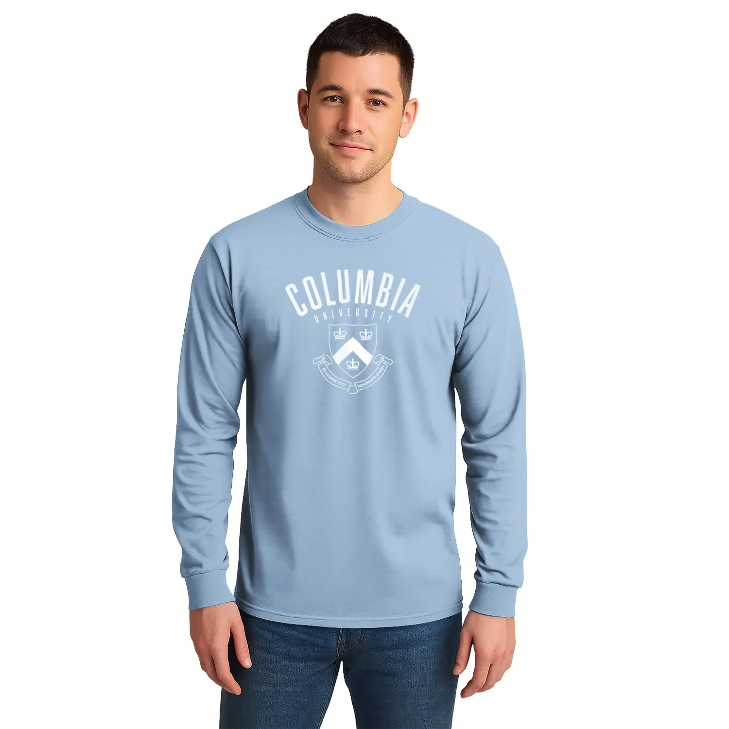 Columbia University Heritage Long Sleeve T-Shirt (Light Blue) sold by Barnesmith product image thumbnail 2