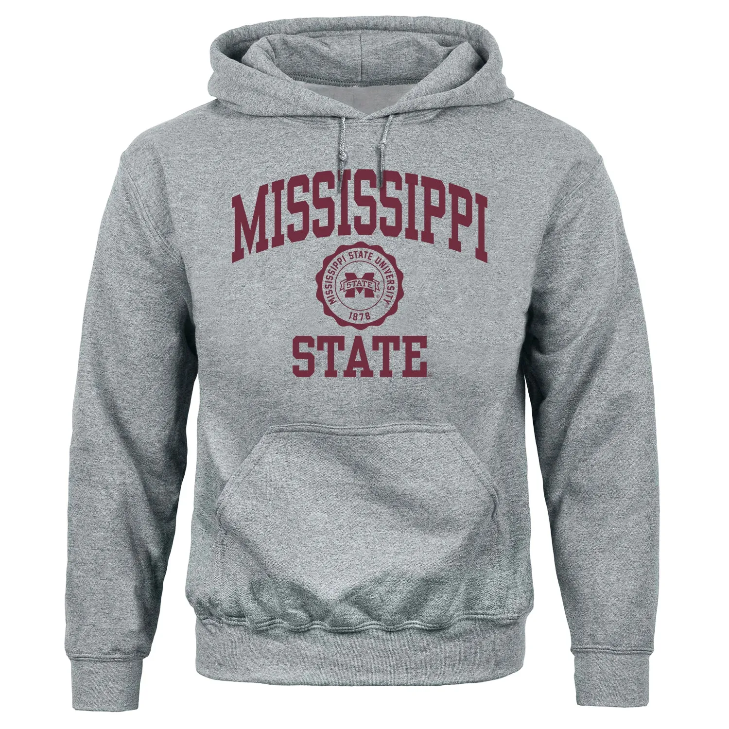 Mississippi State University Heritage Hooded Sweatshirt (Charcoal Grey) sold by Barnesmith