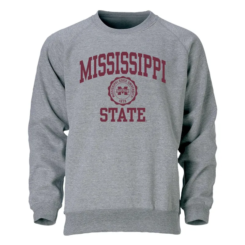 Mississippi State University Heritage Sweatshirt (Charcoal Grey) sold by Barnesmith