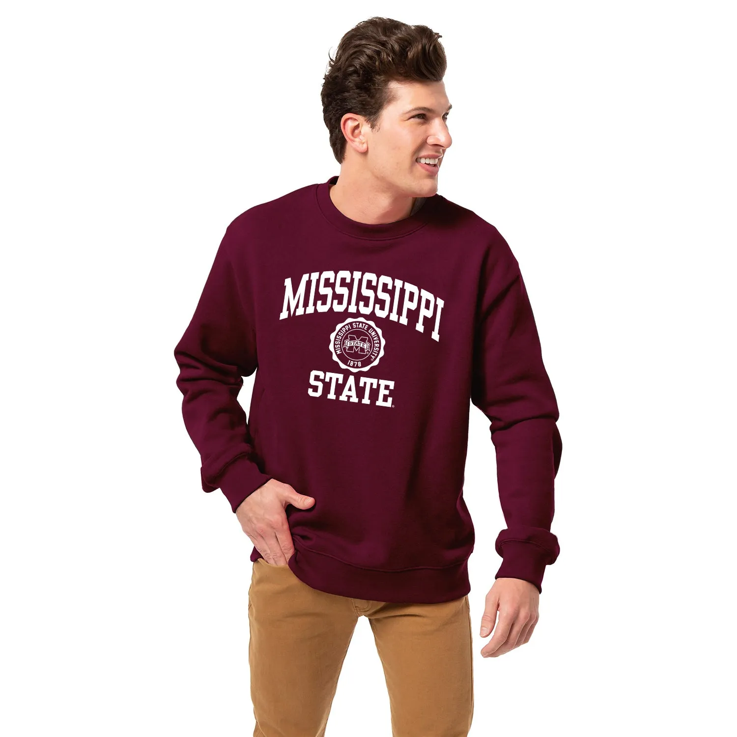 Mississippi State University Heritage Sweatshirt (Maroon) sold by Barnesmith product image thumbnail 2