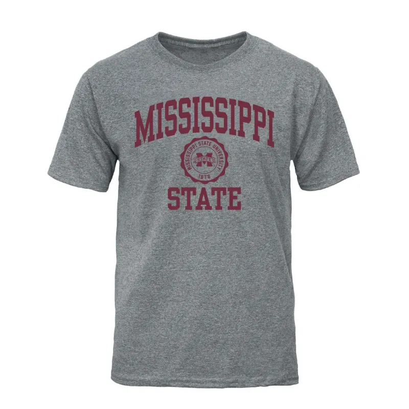 Mississippi State University Heritage T-Shirt (Charcoal Grey) sold by Barnesmith