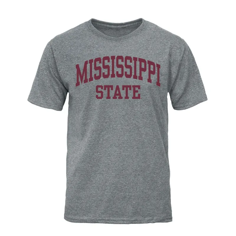 Mississippi State University Classic T-Shirt (Charcoal Grey) sold by Barnesmith
