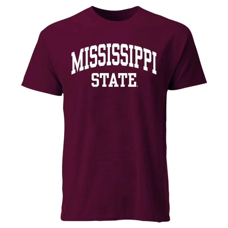 Mississippi State University Classic T-Shirt (Maroon) sold by Barnesmith