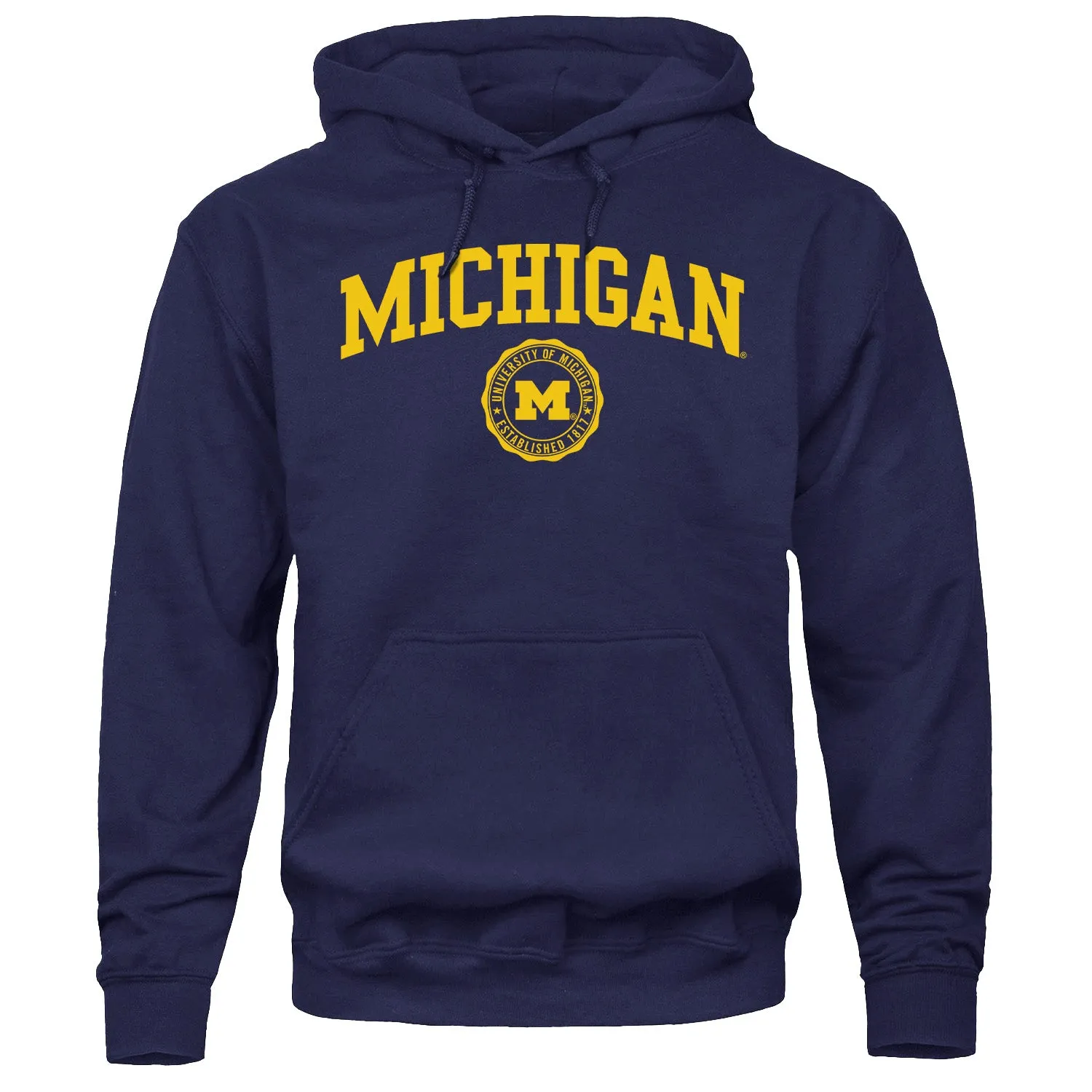 University of Michigan Heritage Hooded Sweatshirt (Navy) sold by Barnesmith