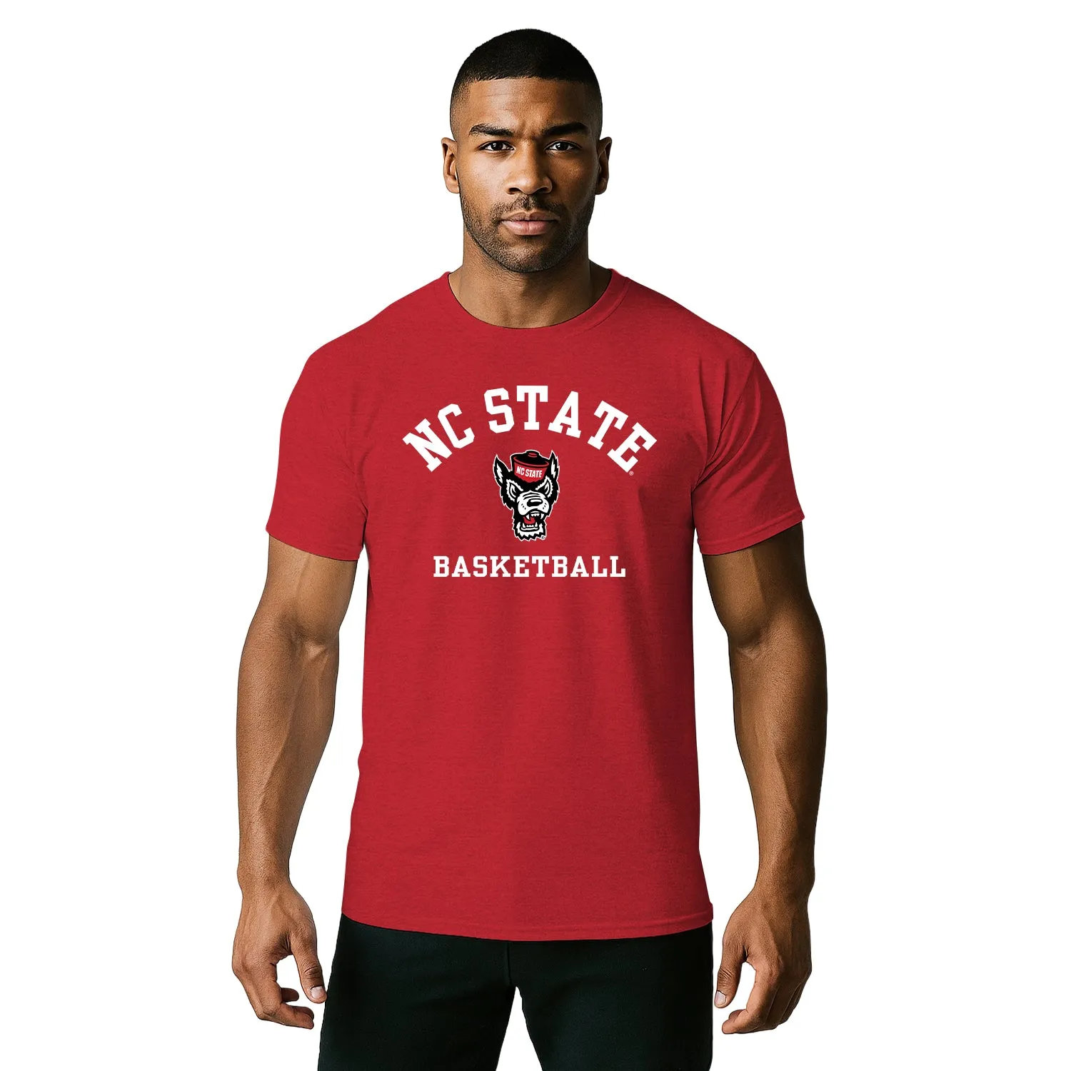 North Carolina State University Basketball T-Shirt (Red) sold by Barnesmith product image thumbnail 2