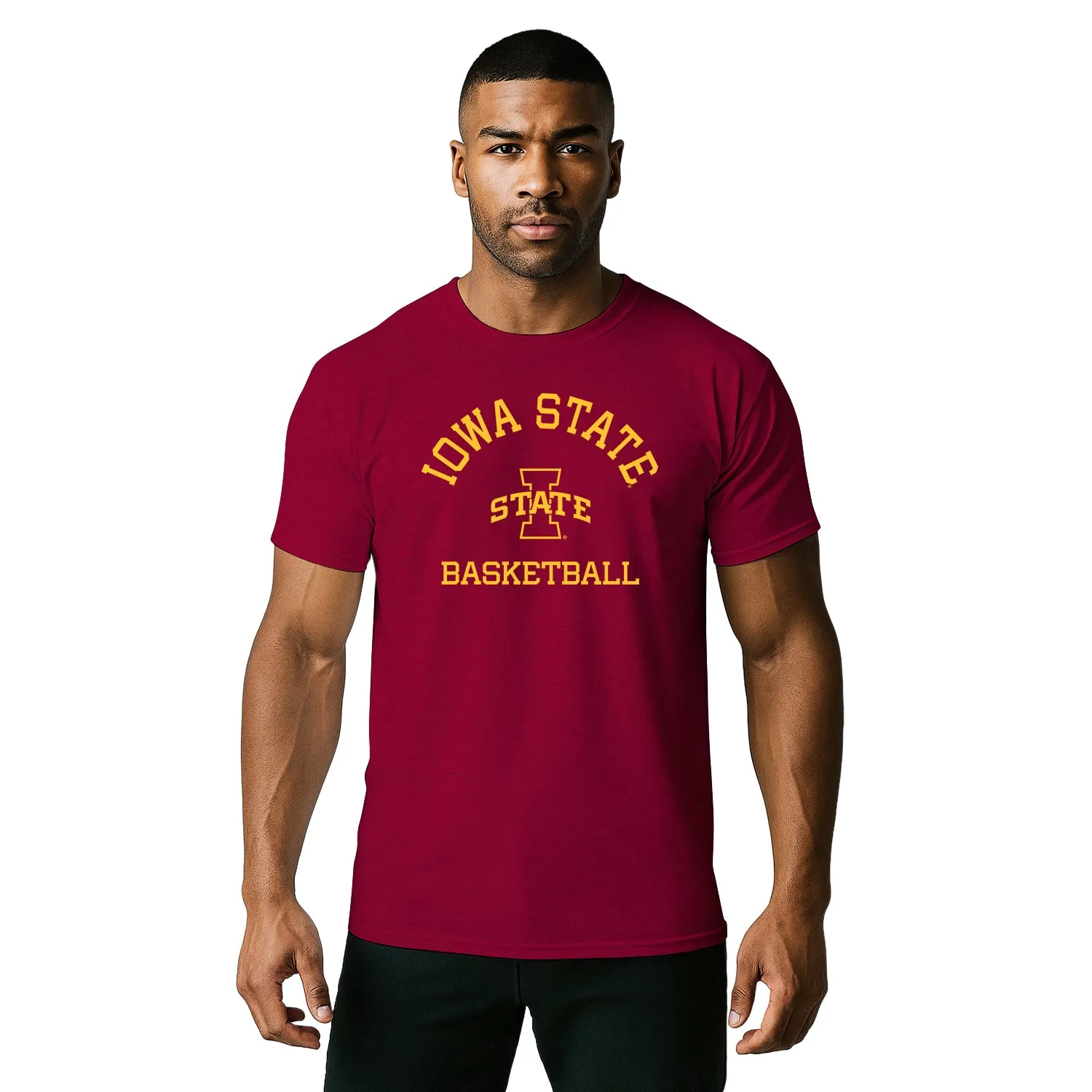 Iowa State University Basketball T-Shirt (Cardinal) sold by Barnesmith product image thumbnail 2