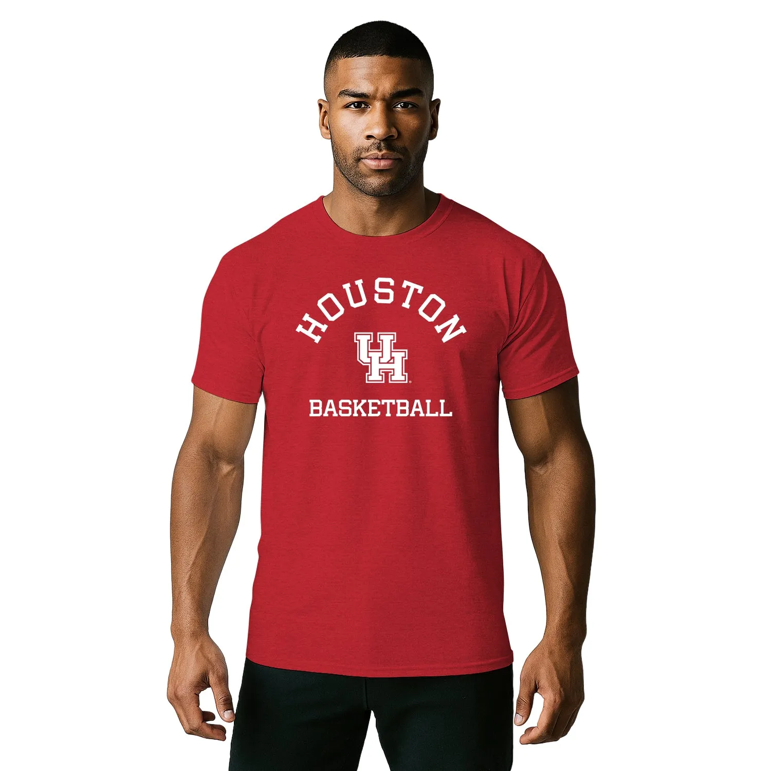 University of Houston Basketball T-Shirt (Red) sold by Barnesmith product image thumbnail 2