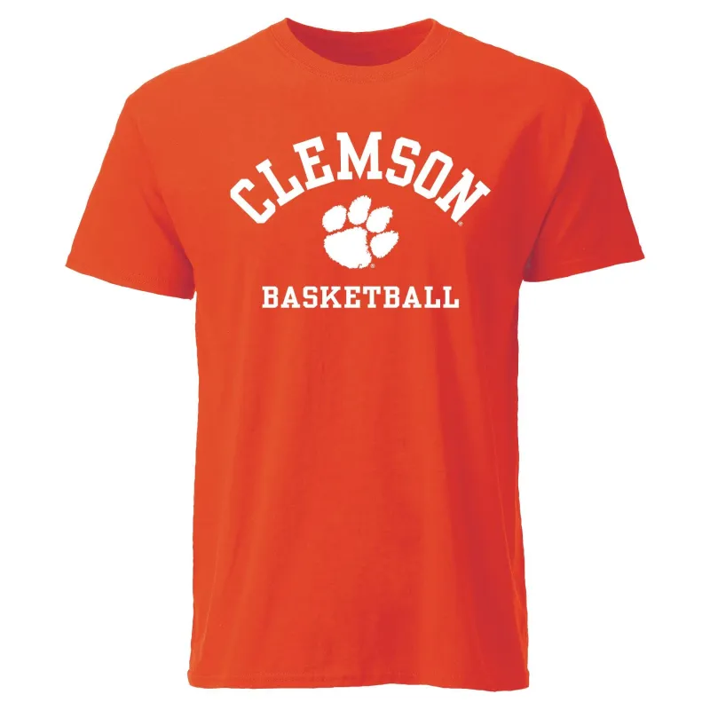 Clemson University Basketball T-Shirt (Orange) sold by Barnesmith