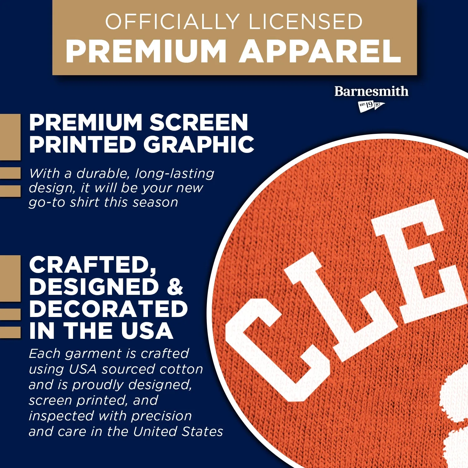 Clemson University Basketball T-Shirt (Orange) sold by Barnesmith product image thumbnail 4