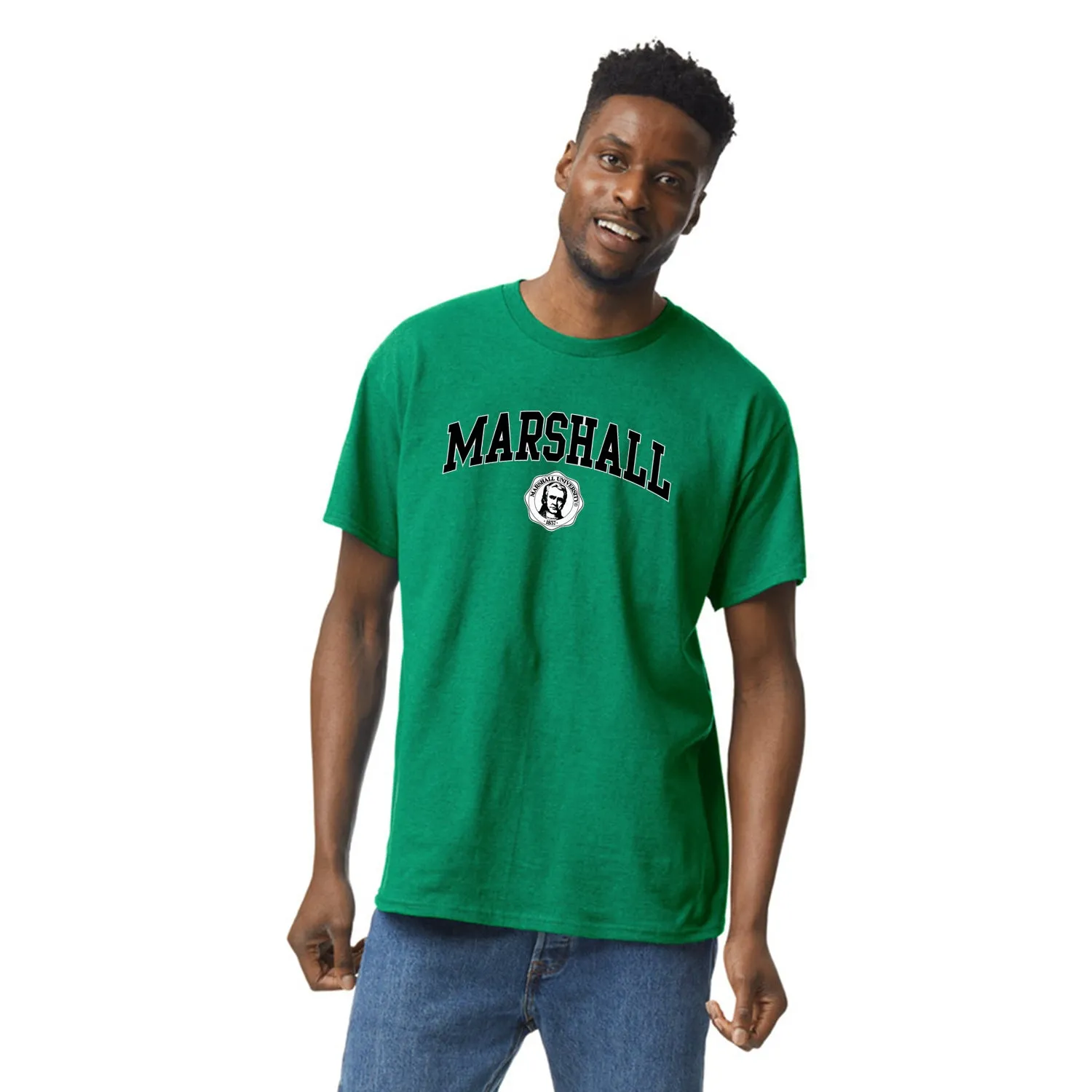 Marshall University Spirit T-Shirt (Kelly Green) sold by Barnesmith product image thumbnail 2