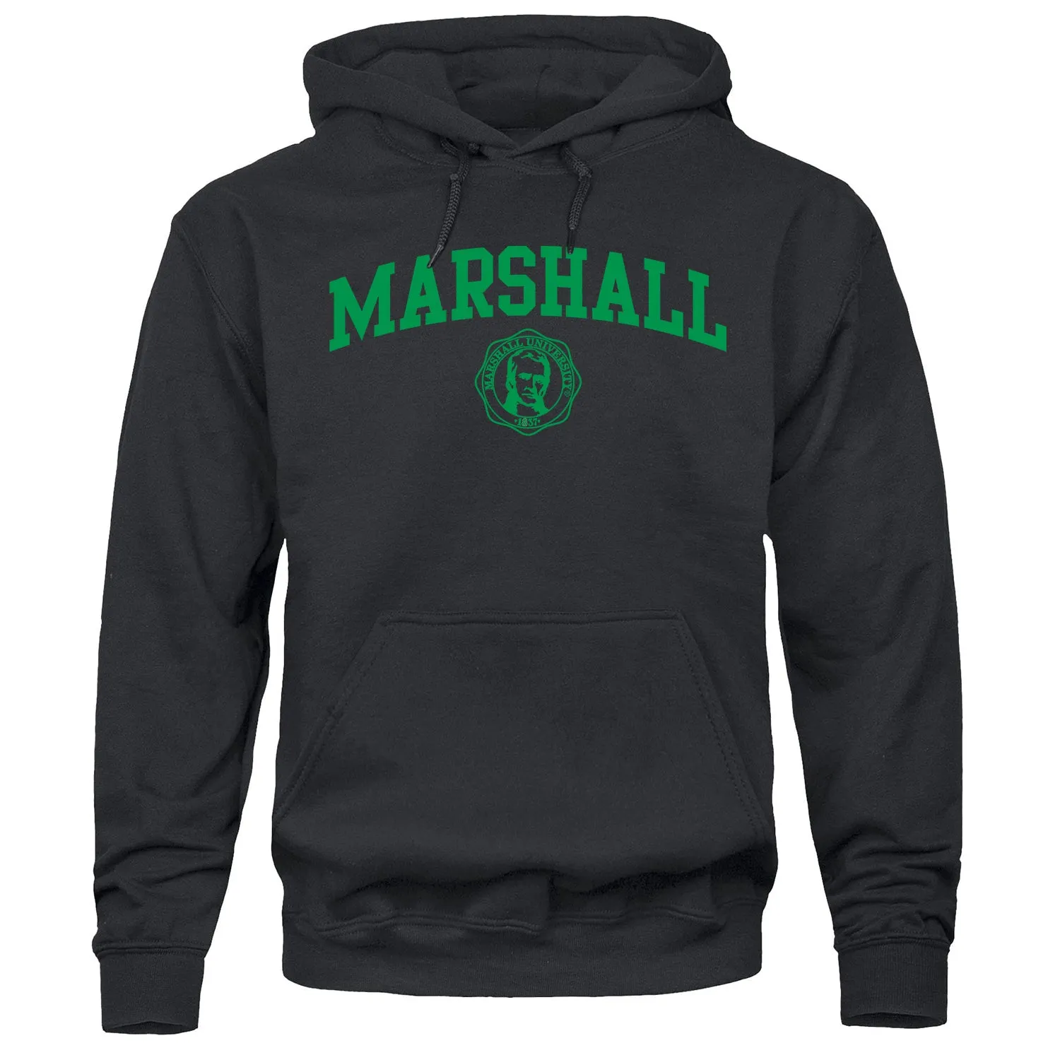 Marshall University Heritage Hooded Sweatshirt (Black) sold by Barnesmith