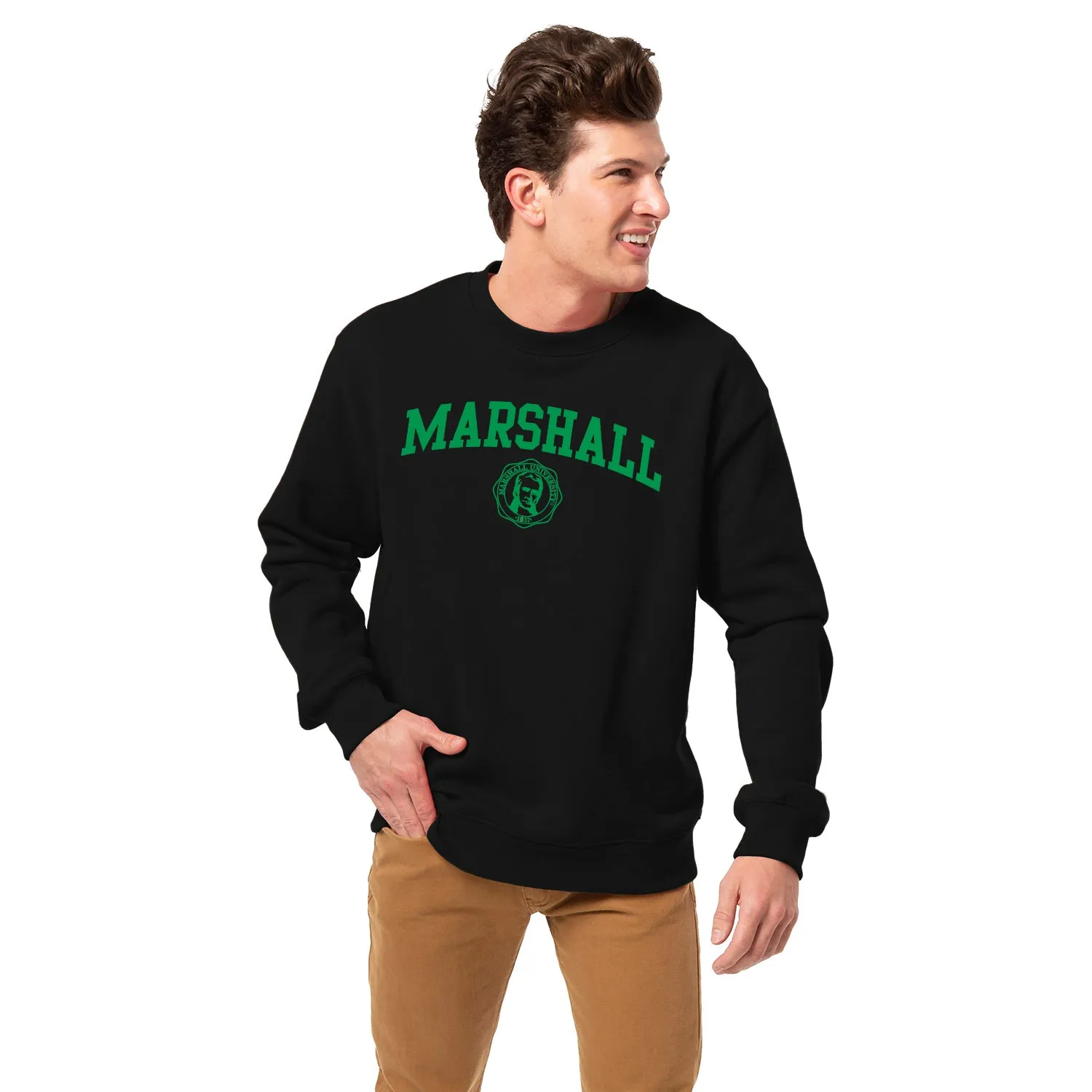 Marshall University Heritage Sweatshirt (Black) sold by Barnesmith product image thumbnail 2