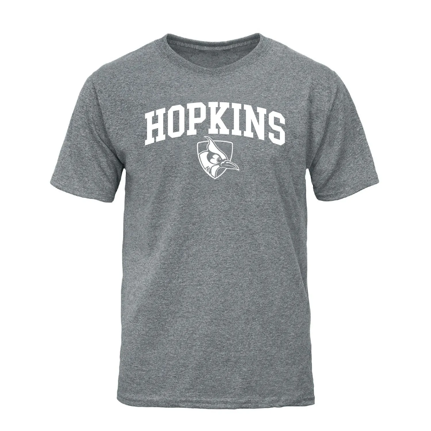 Johns Hopkins University Spirit T-Shirt (Charcoal Grey) sold by Barnesmith