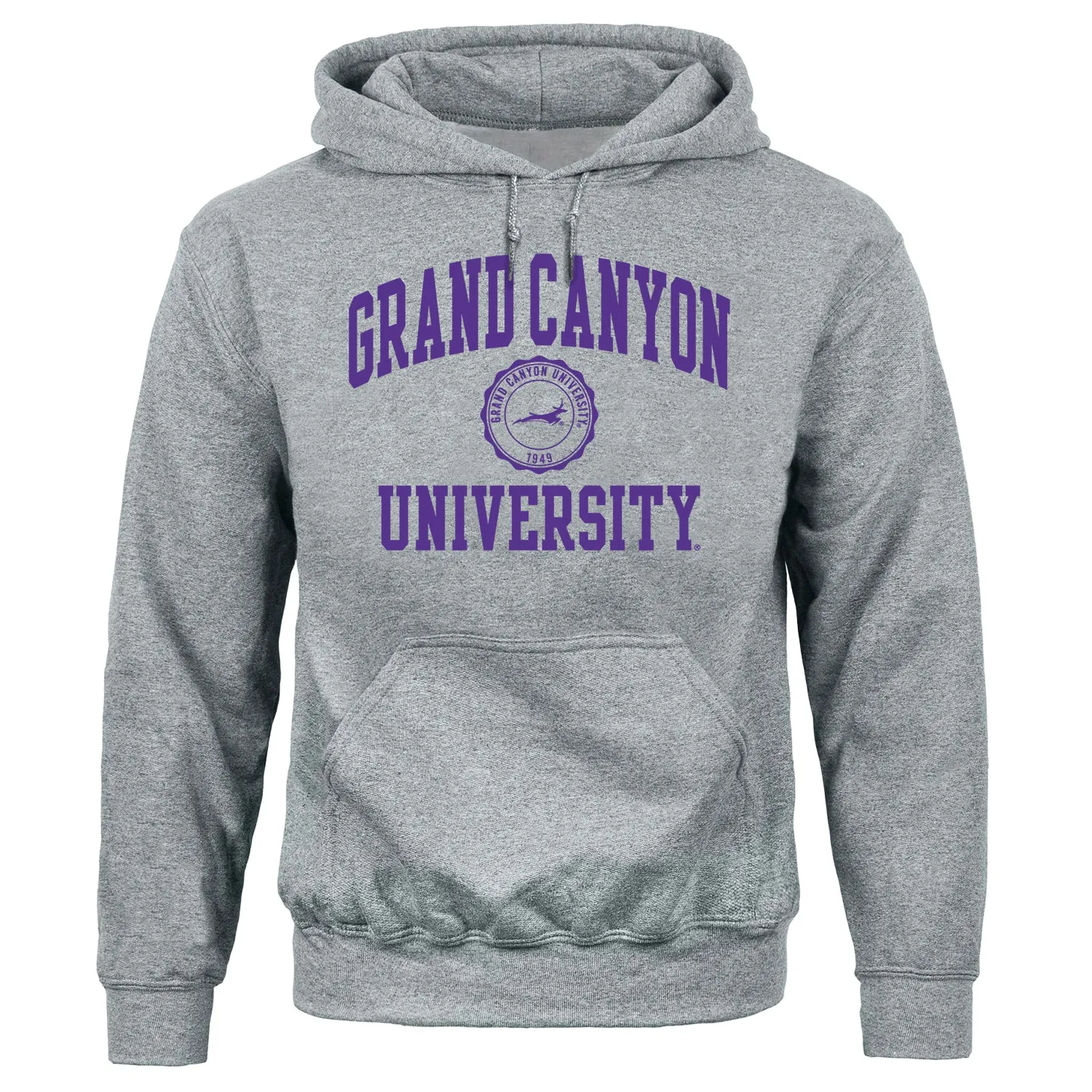 Grand Canyon University Heritage Hooded Sweatshirt (Charcoal Grey) sold by Barnesmith