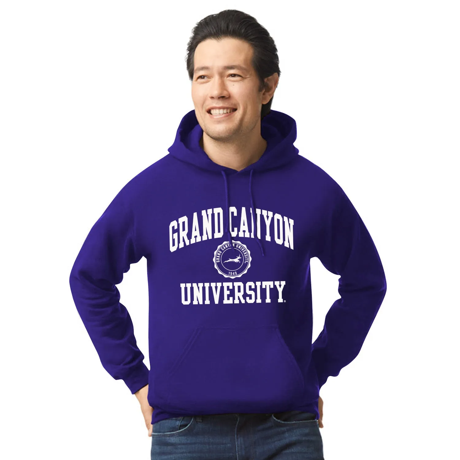 Grand Canyon University Heritage Hooded Sweatshirt (Purple) sold by Barnesmith product image thumbnail 2
