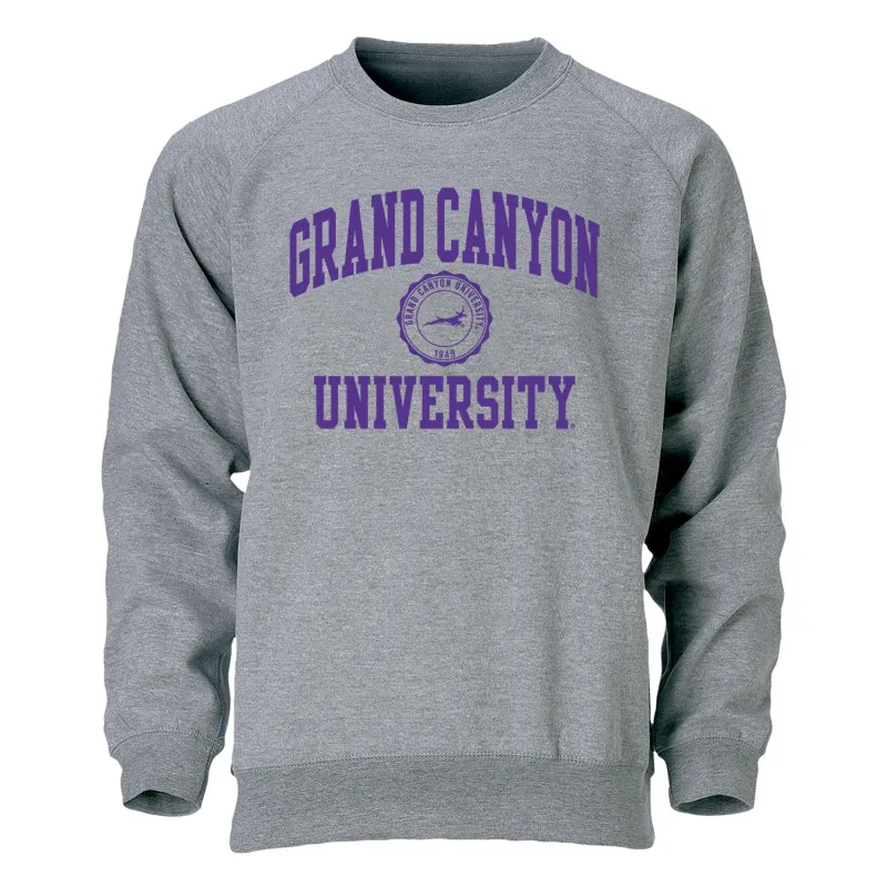 Grand Canyon University Heritage Sweatshirt (Charcoal Grey) sold by Barnesmith