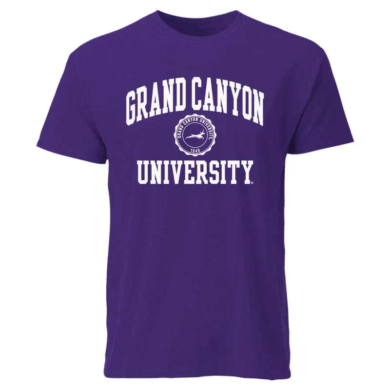 Grand Canyon University Heritage T-Shirt (Purple) sold by Barnesmith