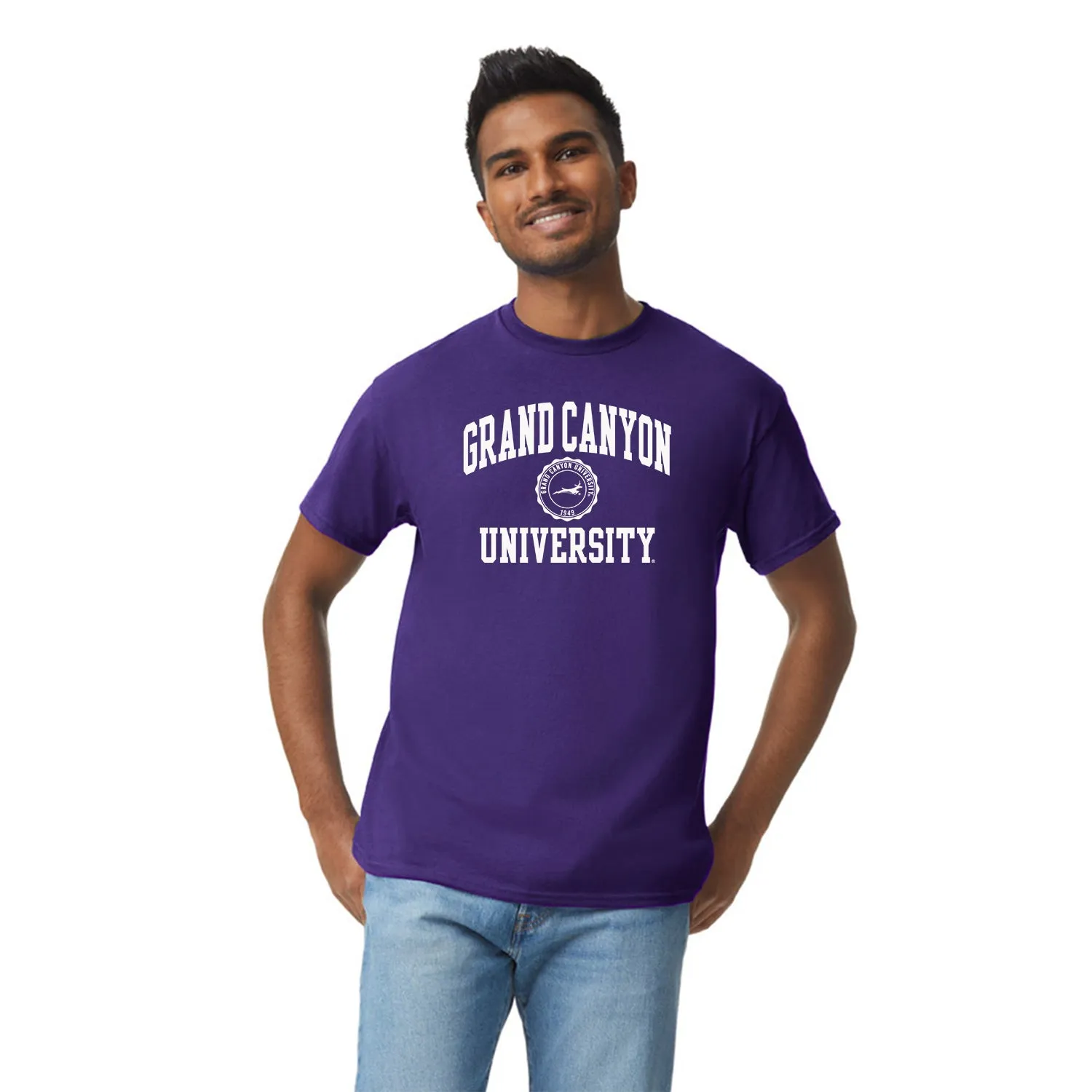 Grand Canyon University Heritage T-Shirt (Purple) sold by Barnesmith product image thumbnail 2