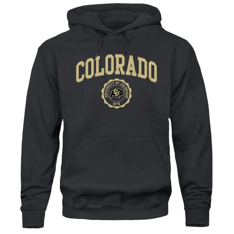 University of Colorado Heritage Hooded Sweatshirt (Black) sold by Barnesmith