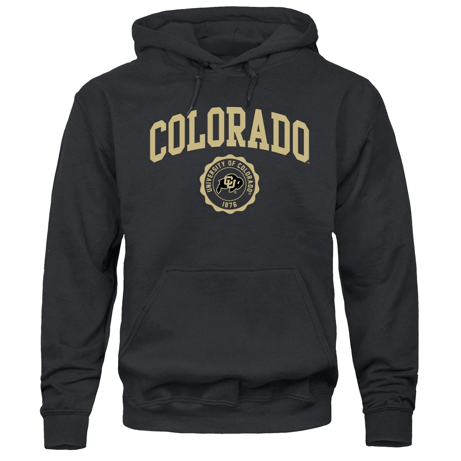 University of Colorado Heritage Hooded Sweatshirt (Black) sold by Barnesmith