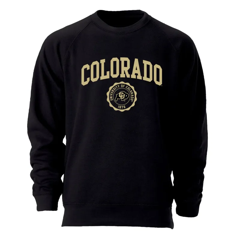 University of Colorado Heritage Sweatshirt (Black) sold by Barnesmith