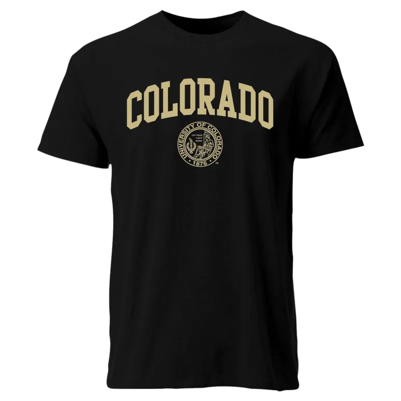 University of Colorado Heritage T-Shirt (Black) sold by Barnesmith