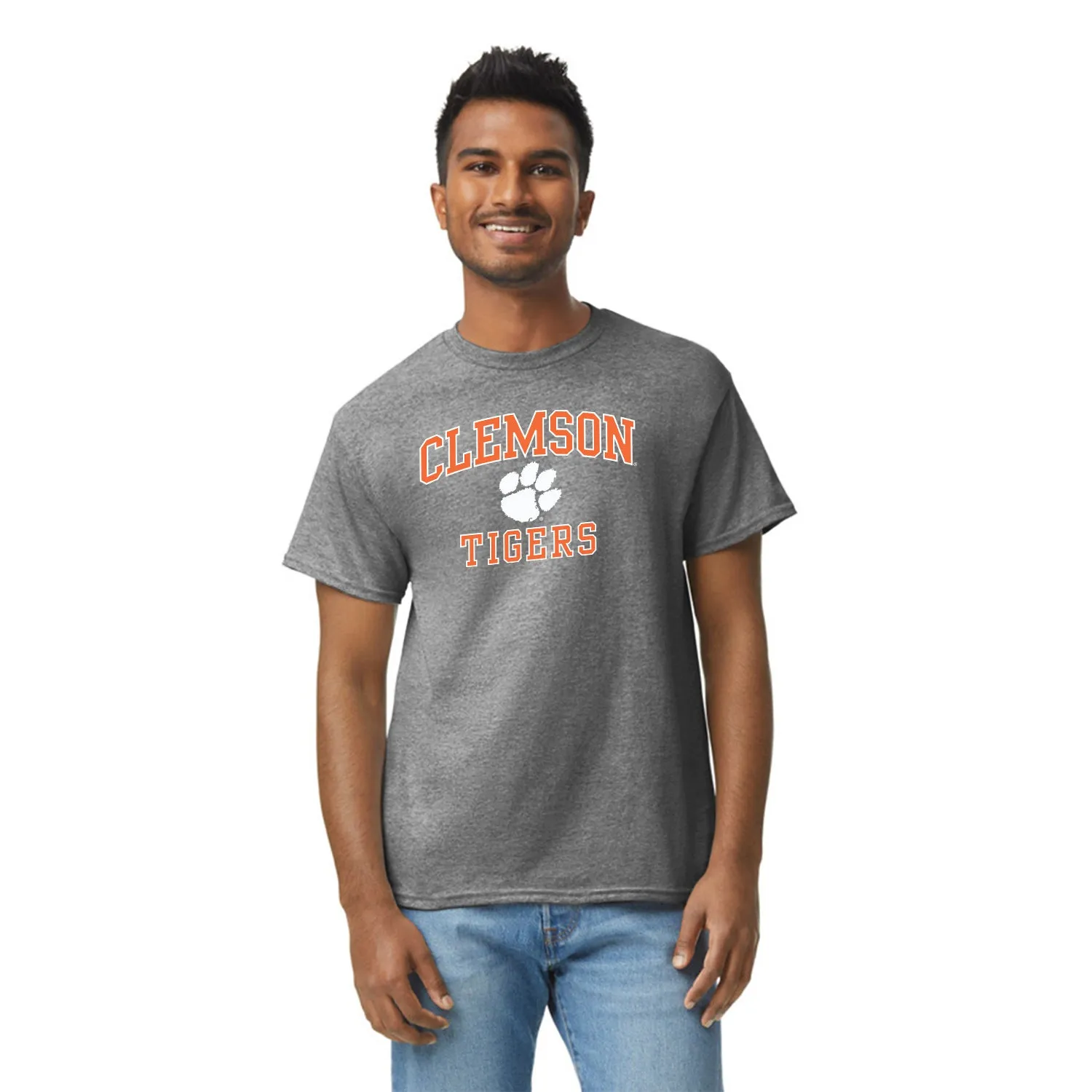 Clemson University Spirit T-Shirt (Charcoal Grey) sold by Barnesmith product image thumbnail 2