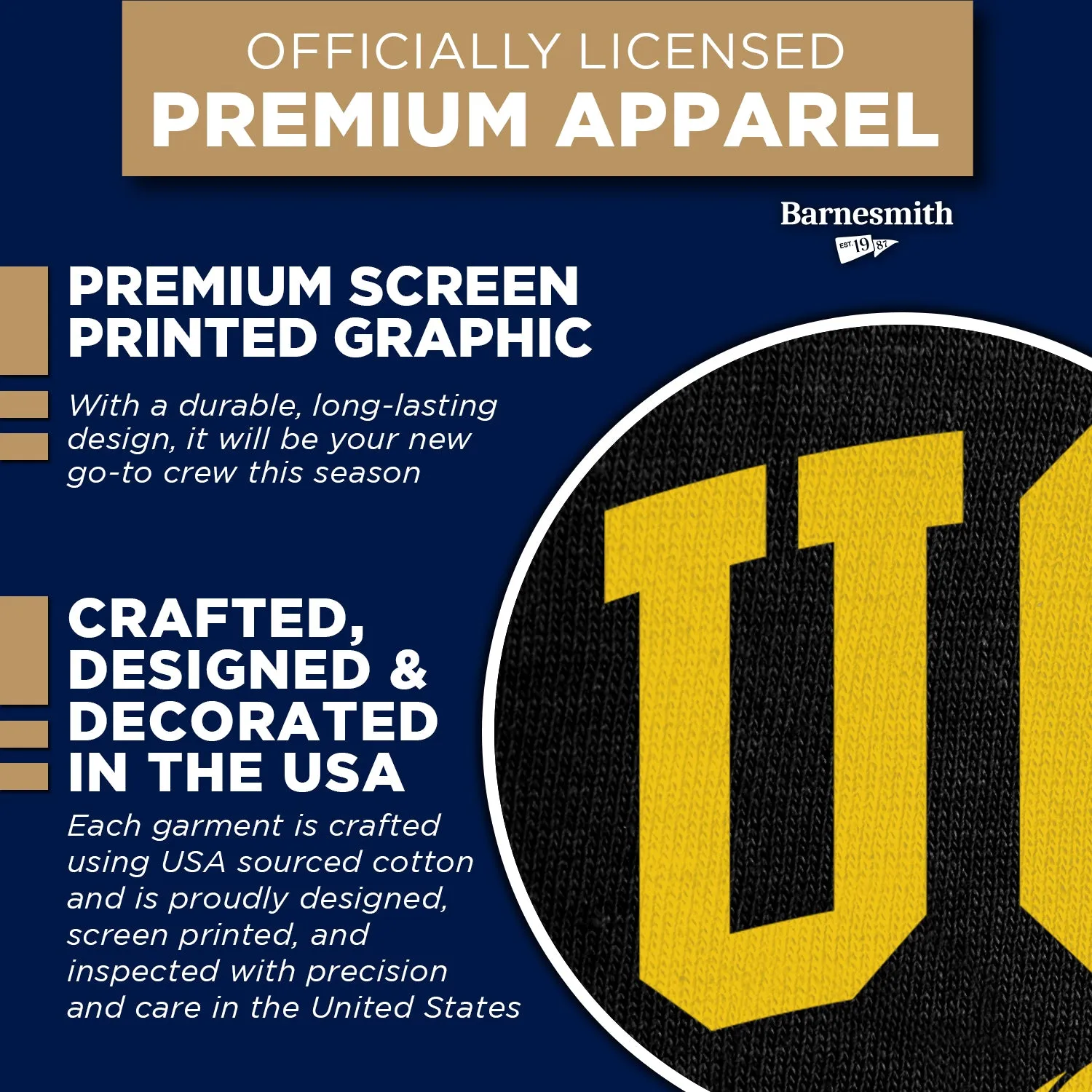 University of Central Florida Heritage Sweatshirt (Black) sold by Barnesmith product image thumbnail 4