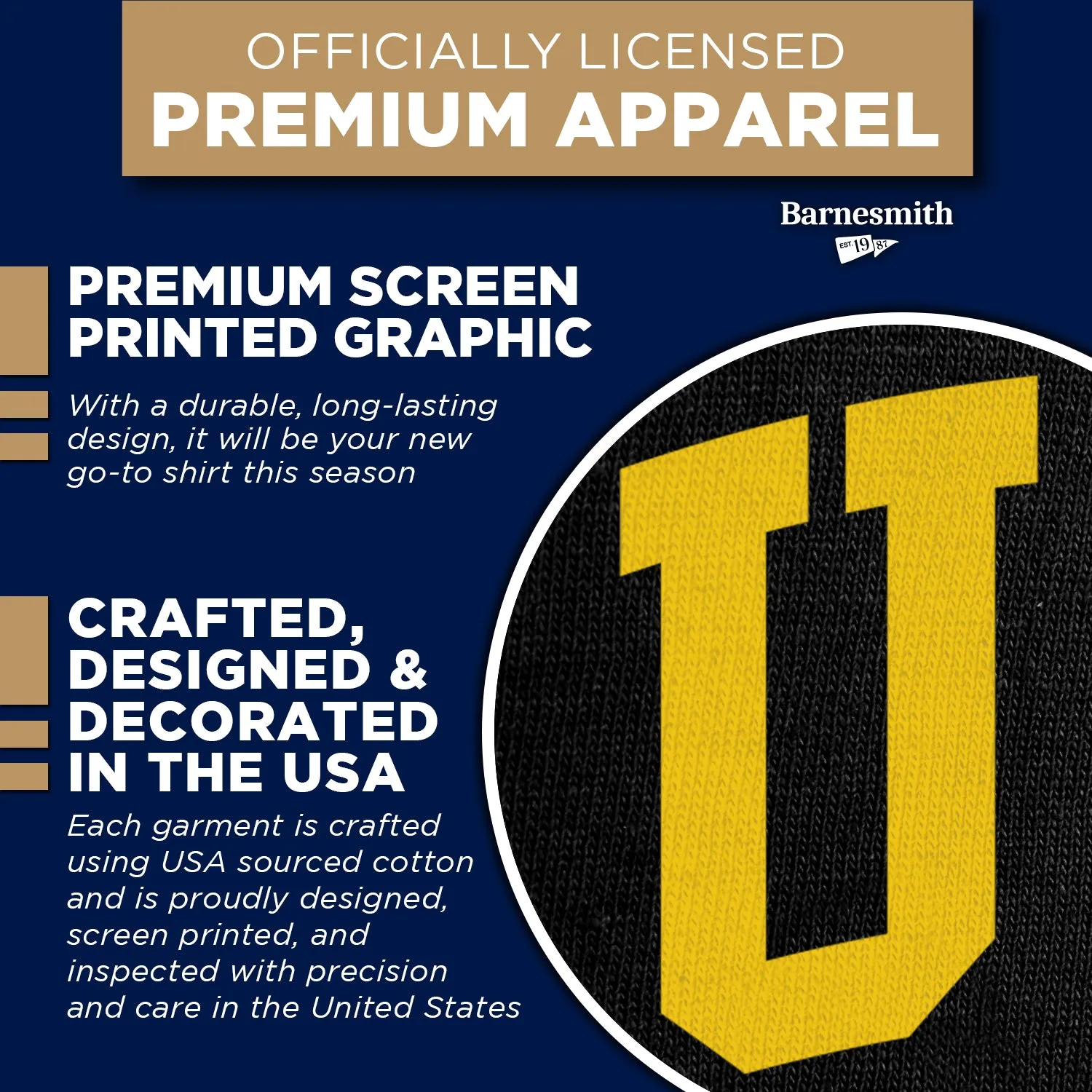 University of Central Florida Heritage T-Shirt (Black) sold by Barnesmith product image thumbnail 4