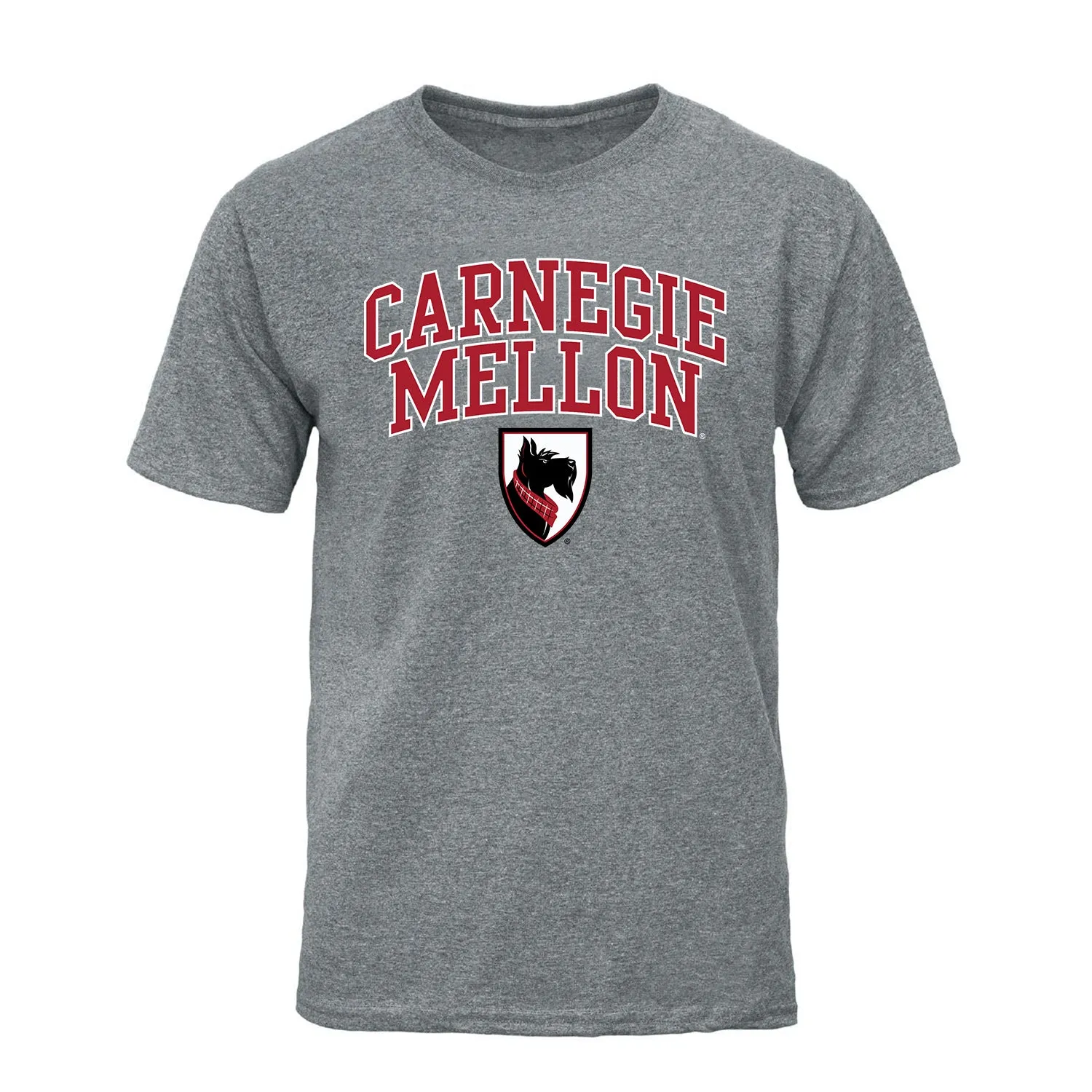Carnegie Mellon University Spirit T-Shirt (Charcoal Grey) sold by Barnesmith