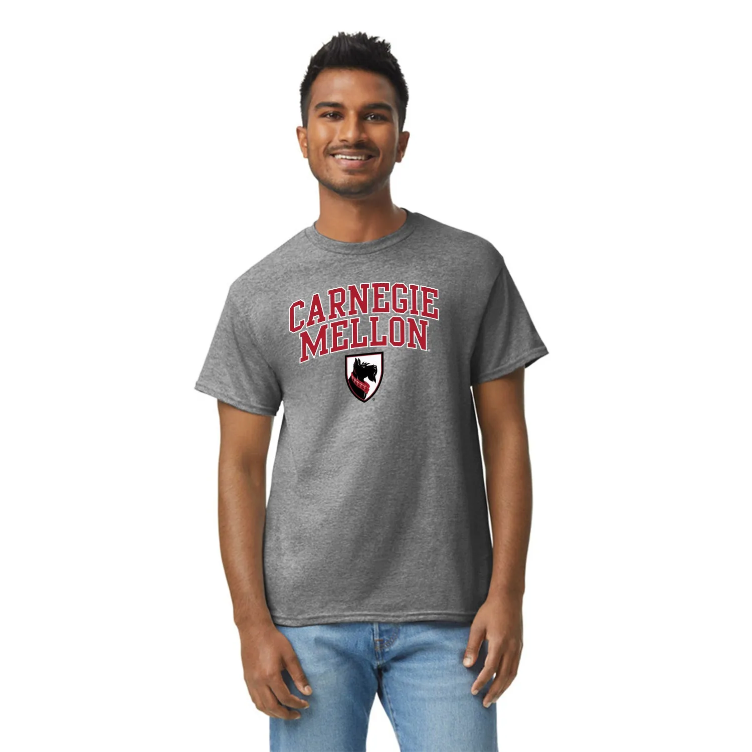 Carnegie Mellon University Spirit T-Shirt (Charcoal Grey) sold by Barnesmith product image thumbnail 2