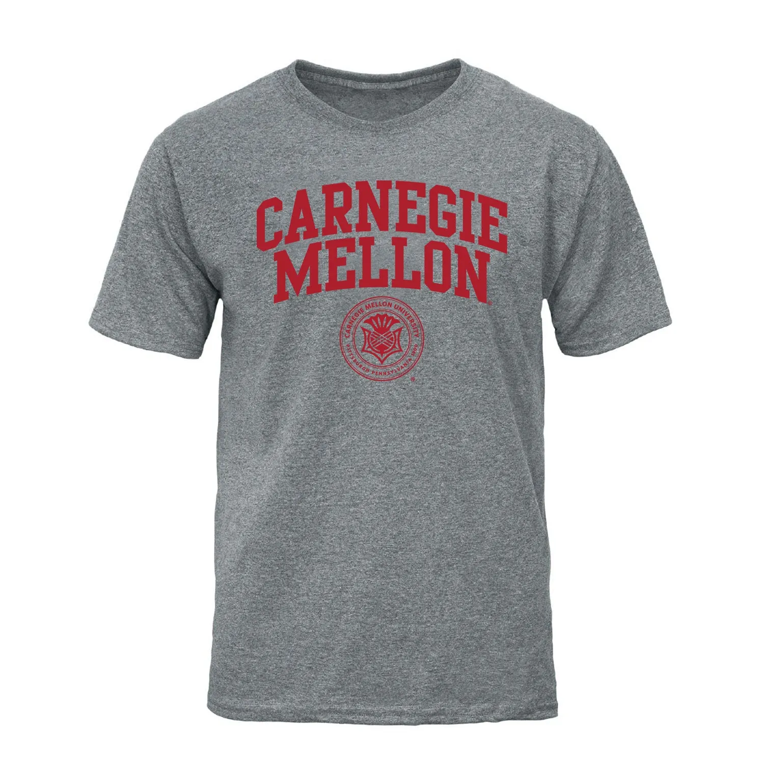 Carnegie Mellon University Heritage T-Shirt (Charcoal Grey) sold by Barnesmith