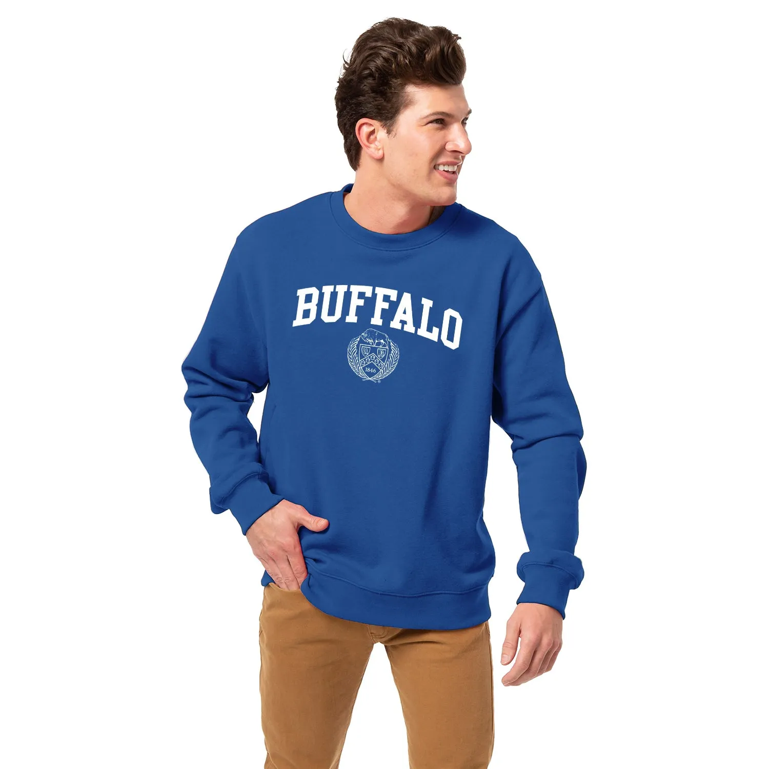 University at Buffalo Heritage Sweatshirt (Royal Blue) sold by Barnesmith product image thumbnail 2