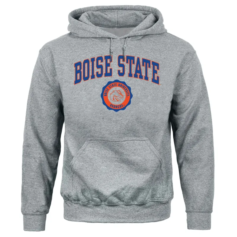 Boise State University Heritage Hooded Sweatshirt (Charcoal Grey) sold by Barnesmith