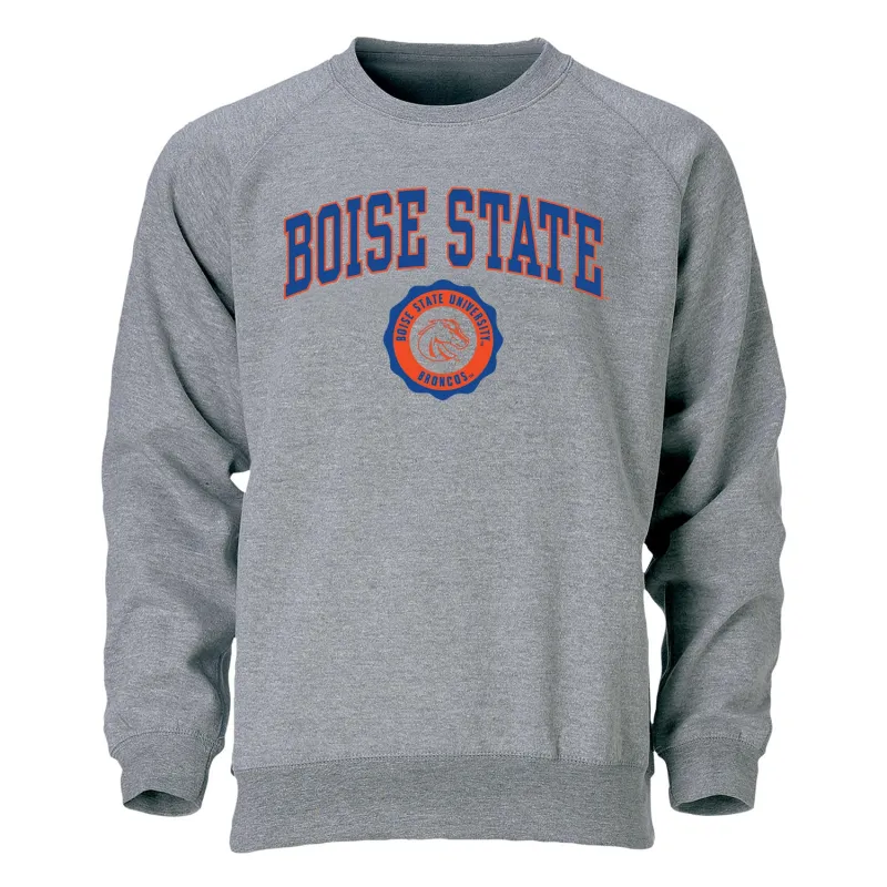 Boise State University Heritage Sweatshirt (Charcoal Grey) sold by Barnesmith