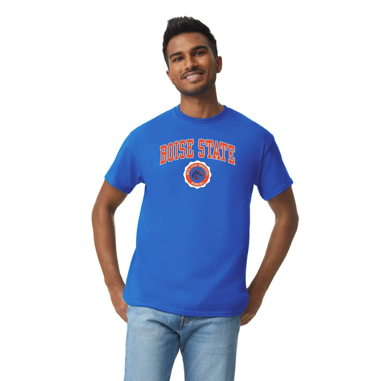 Boise State University Heritage T-Shirt (Royal Blue) sold by Barnesmith product image thumbnail 2