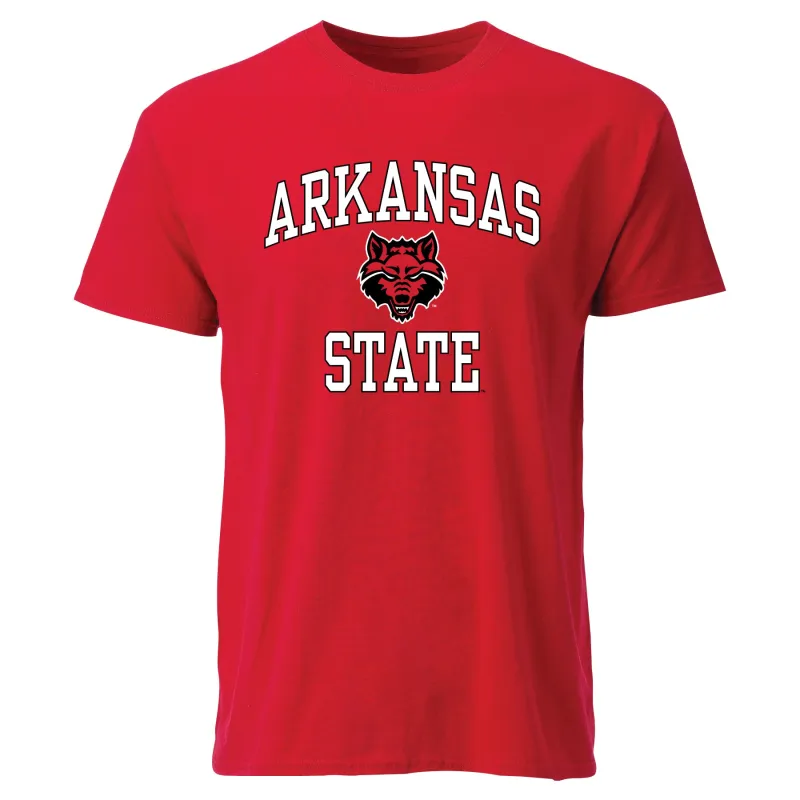Arkansas State University Spirit T-Shirt (Red) sold by Barnesmith
